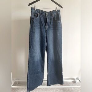 H&M wide high jeans